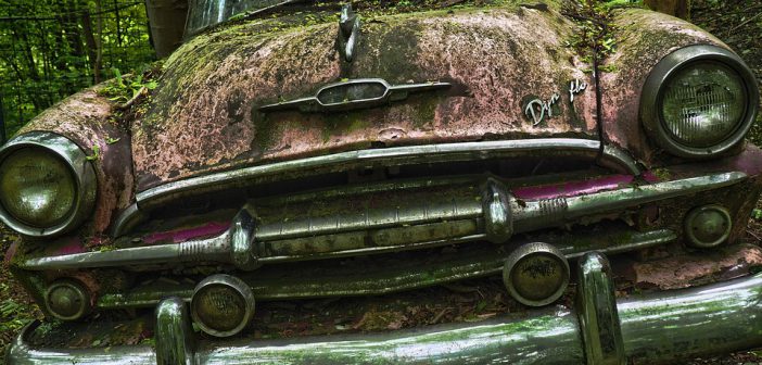 voiture abandonnée